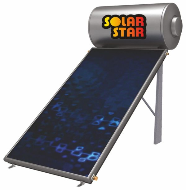 Ηλιακός solar star 120lit T.Ε glass 2m