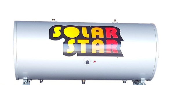 Solar Star Boiler ηλιακού 120lit Glass ΙΙ Τριπλής ενέργειας - Αντλία θερμότητας